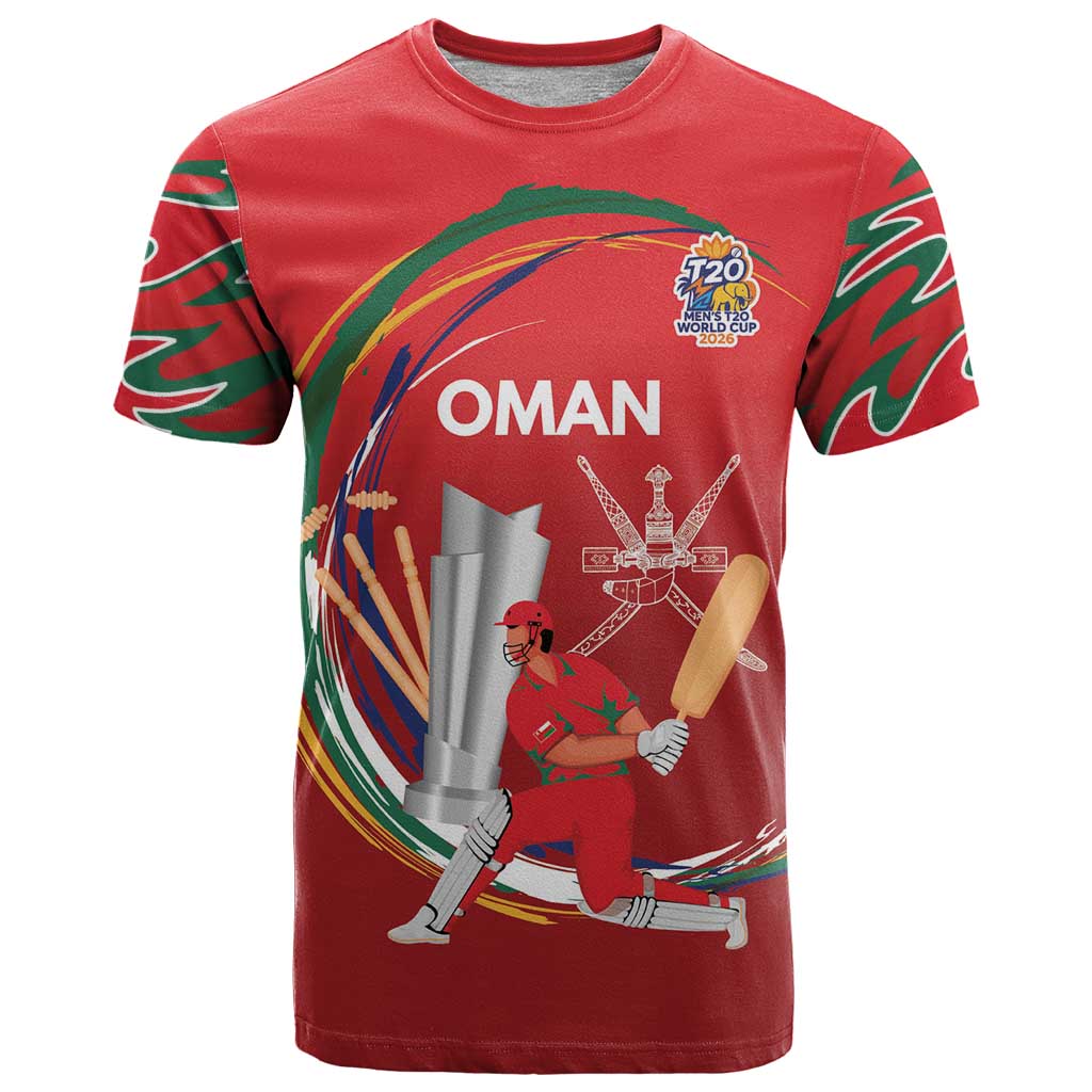 Custom Cricket Oman East Asia-Pacific T Shirt Oman Home Victory Spirit - Wonder Print Shop