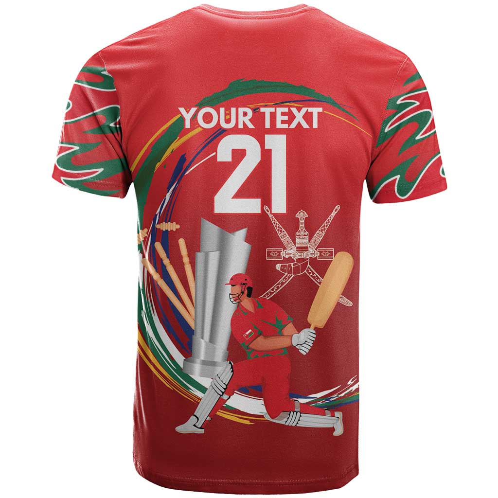 Custom Cricket Oman East Asia-Pacific T Shirt Oman Home Victory Spirit - Wonder Print Shop