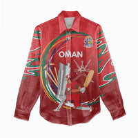 Custom Cricket Oman East Asia-Pacific Women Casual Shirt Oman Home Victory Spirit - Wonder Print Shop