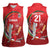 Custom Cricket Oman East Asia-Pacific Women Sleeveless Polo Shirt Oman Home Victory Spirit - Wonder Print Shop