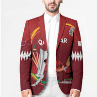 Custom Cricket Qatar East Asia-Pacific Blazer Qatar Boundary to Victory - Wonder Print Shop