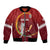 Custom Cricket Qatar East Asia-Pacific Bomber Jacket Qatar Boundary to Victory - Wonder Print Shop