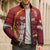 Custom Cricket Qatar East Asia-Pacific Bomber Puffer Jacket Qatar Boundary to Victory - Wonder Print Shop