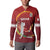 Custom Cricket Qatar East Asia-Pacific Button Sweatshirt Qatar Boundary to Victory - Wonder Print Shop