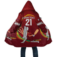 Custom Cricket Qatar East Asia-Pacific Cloak Qatar Boundary to Victory - Wonder Print Shop