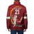Custom Cricket Qatar East Asia-Pacific Padded Jacket Qatar Boundary to Victory - Wonder Print Shop
