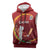 Custom Cricket Qatar East Asia-Pacific Sleeveless Hoodie Qatar Boundary to Victory - Wonder Print Shop