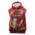 Custom Cricket Qatar East Asia-Pacific Sleeveless Zip Hoodie Qatar Boundary to Victory - Wonder Print Shop