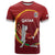 Custom Cricket Qatar East Asia-Pacific T Shirt Qatar Boundary to Victory - Wonder Print Shop