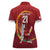Custom Cricket Qatar East Asia-Pacific Women Polo Shirt Qatar Boundary to Victory - Wonder Print Shop