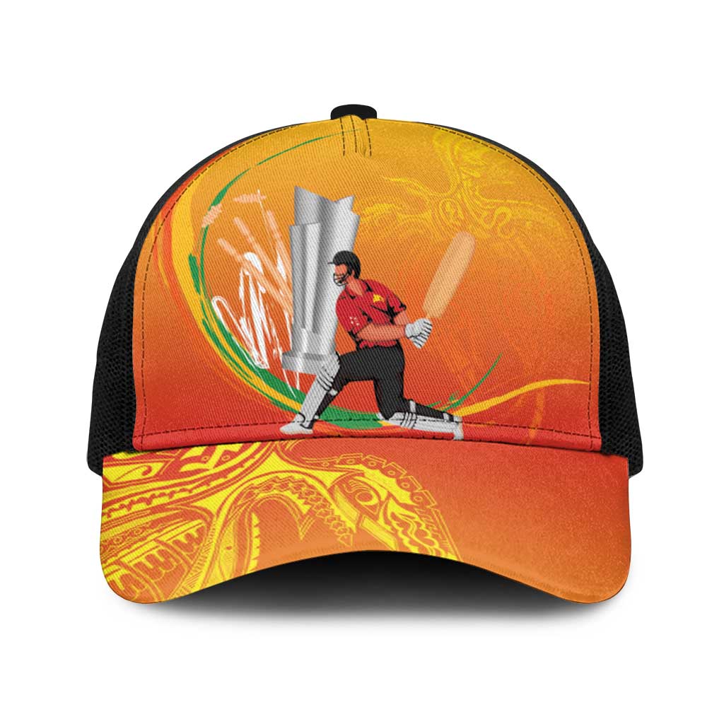 Cricket PNG East Asia-Pacific Baseball Net Cap Papua New Guinea Rise to Power - Wonder Print Shop