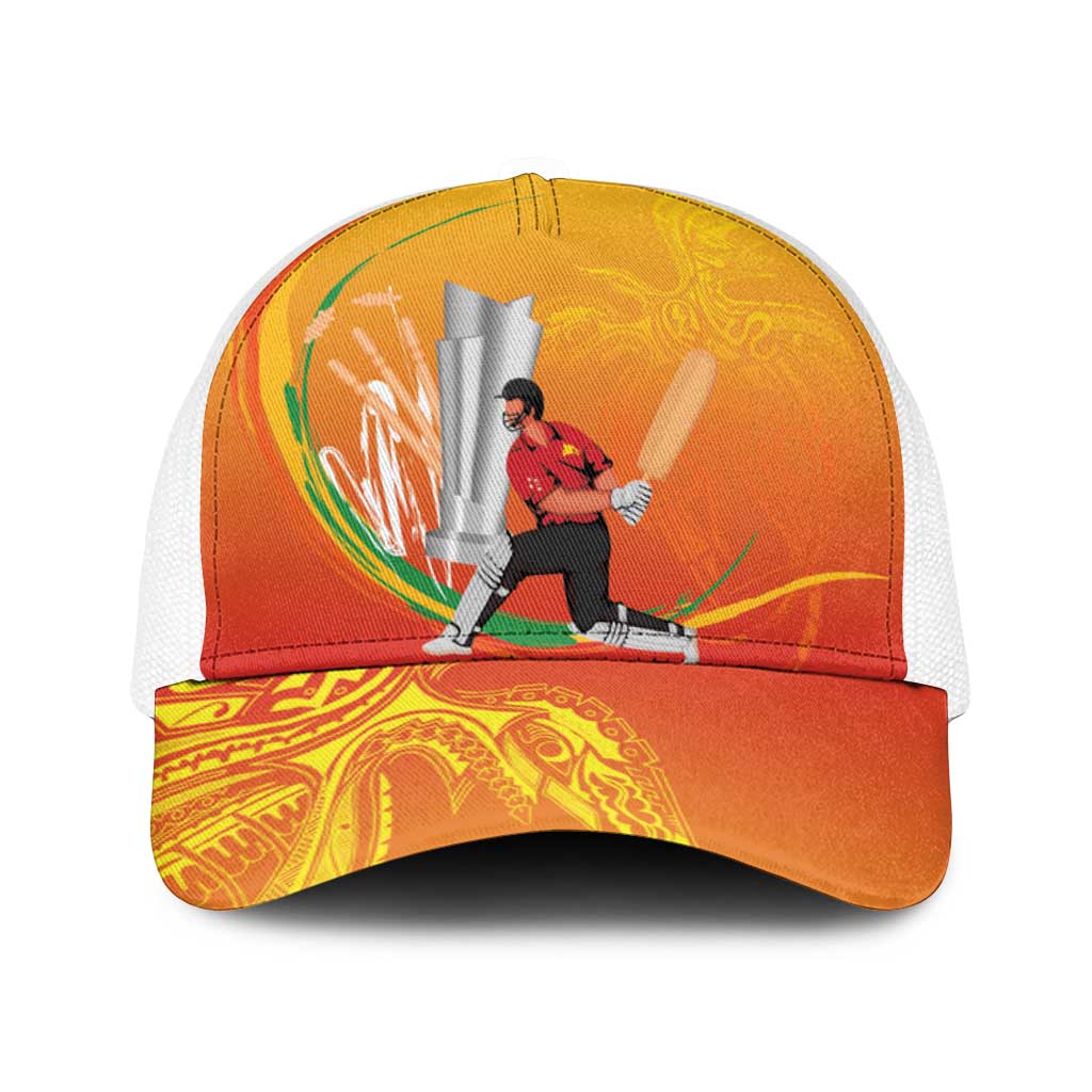 Cricket PNG East Asia-Pacific Baseball Net Cap Papua New Guinea Rise to Power - Wonder Print Shop