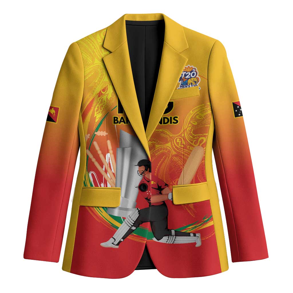 Custom Cricket PNG East Asia-Pacific Blazer Papua New Guinea Rise to Power - Wonder Print Shop