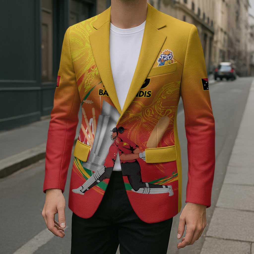 Custom Cricket PNG East Asia-Pacific Blazer Papua New Guinea Rise to Power - Wonder Print Shop