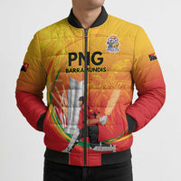 Custom Cricket PNG East Asia-Pacific Bomber Puffer Jacket Papua New Guinea Rise to Power - Wonder Print Shop