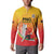 Custom Cricket PNG East Asia-Pacific Button Sweatshirt Papua New Guinea Rise to Power - Wonder Print Shop
