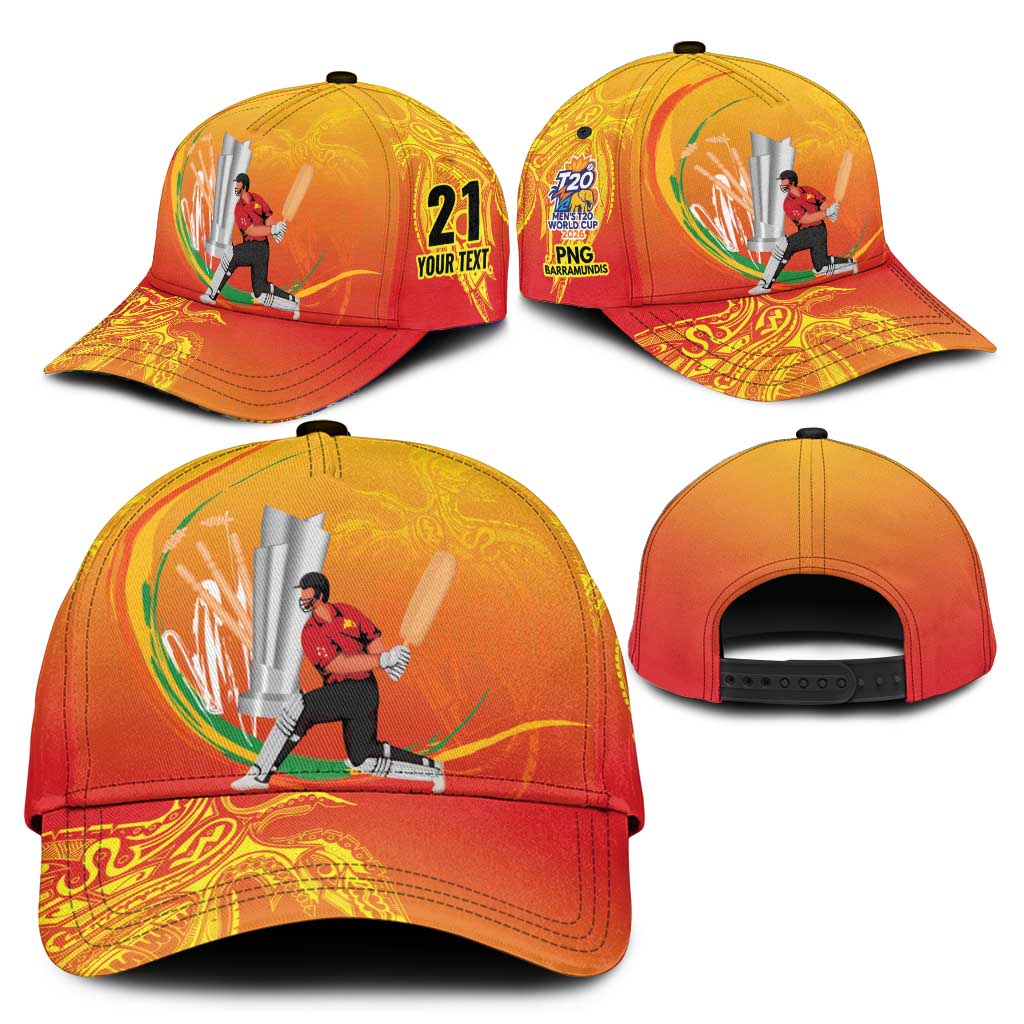 Custom Cricket PNG East Asia-Pacific Classic Cap Papua New Guinea Rise to Power - Wonder Print Shop