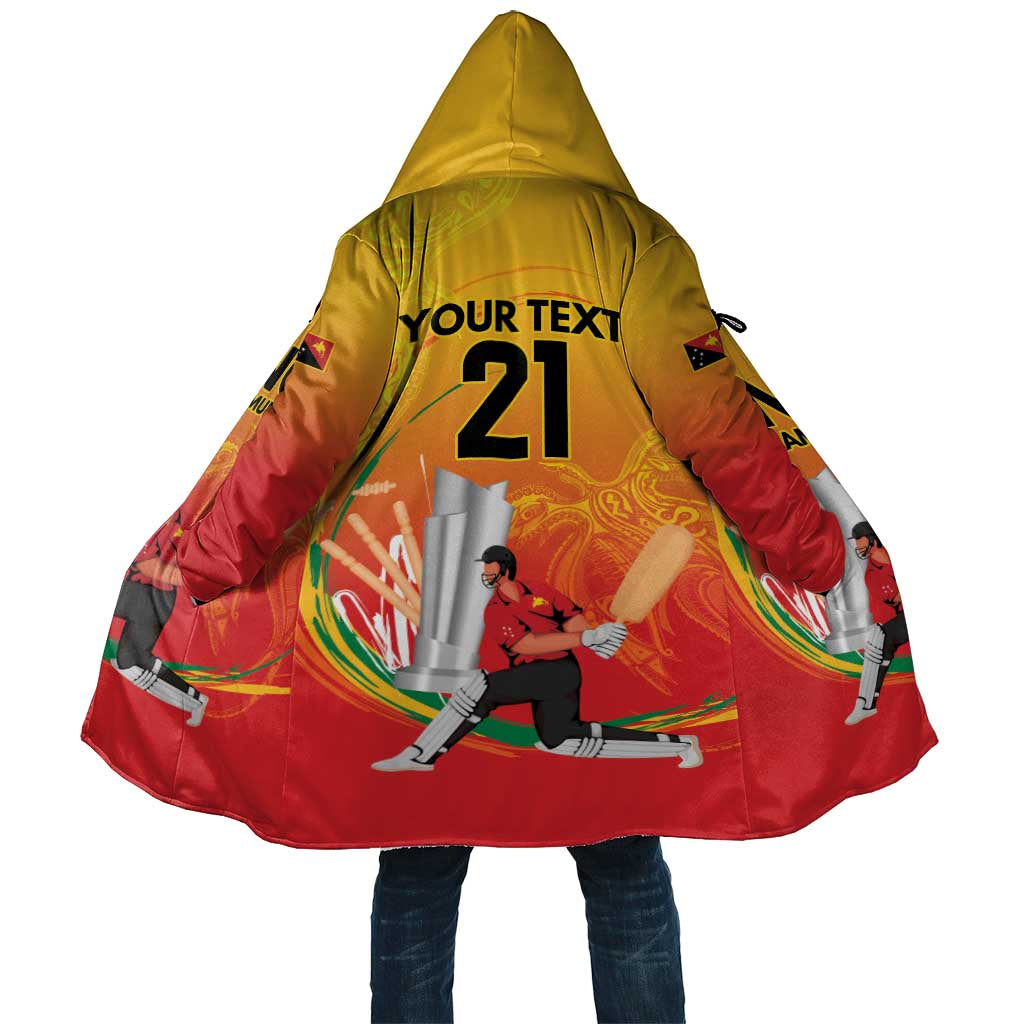 Custom Cricket PNG East Asia-Pacific Cloak Papua New Guinea Rise to Power - Wonder Print Shop