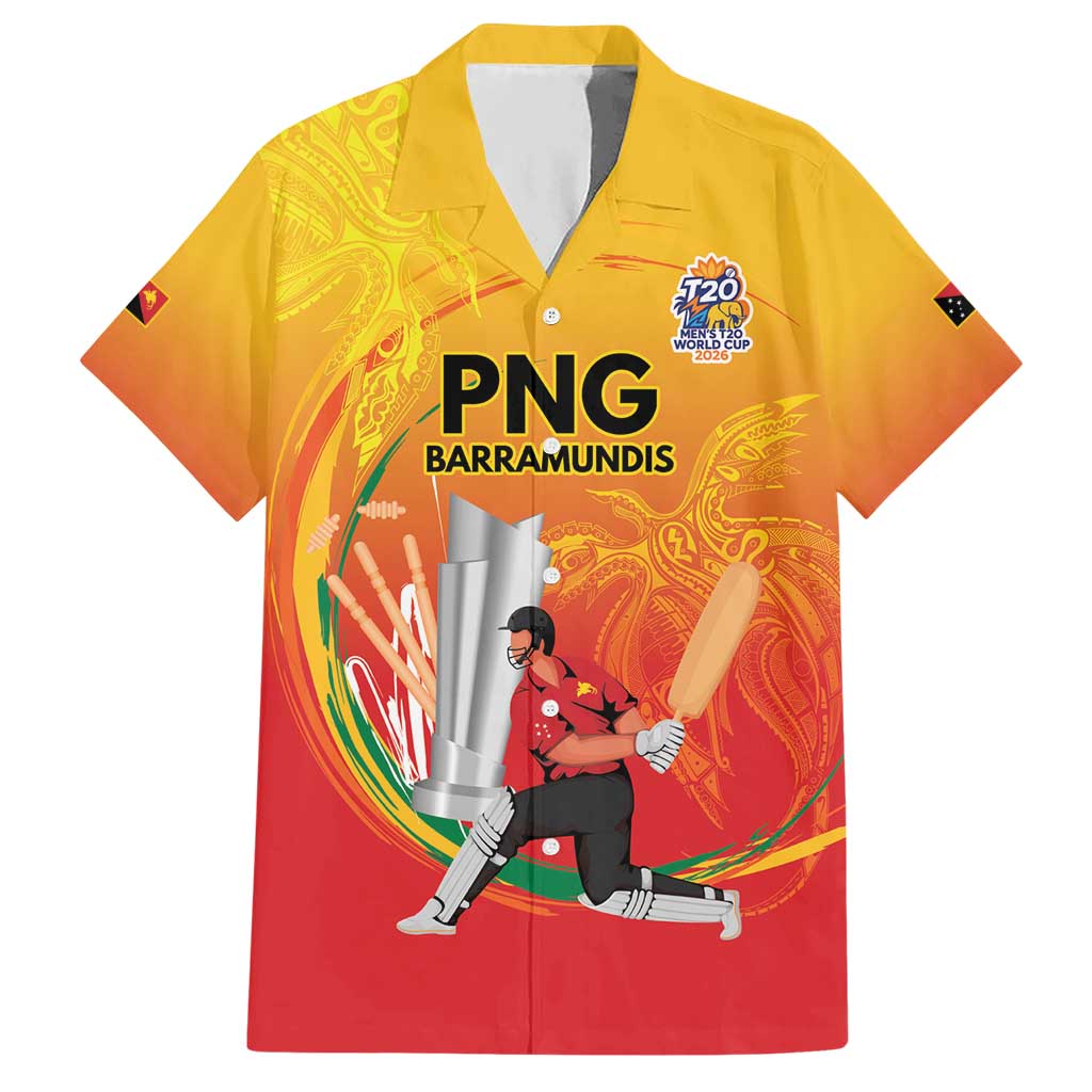 Custom Cricket PNG East Asia-Pacific Hawaiian Shirt Papua New Guinea Rise to Power - Wonder Print Shop
