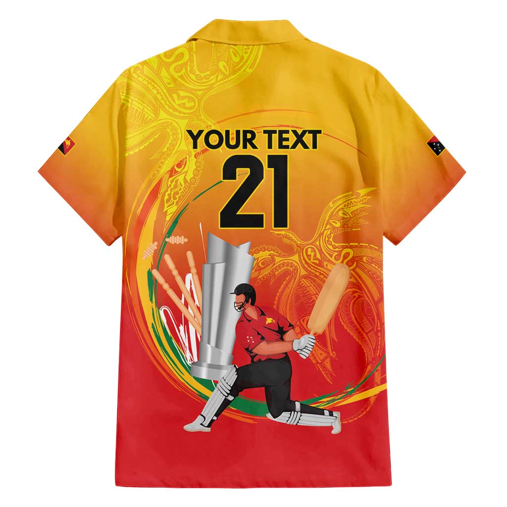 Custom Cricket PNG East Asia-Pacific Hawaiian Shirt Papua New Guinea Rise to Power - Wonder Print Shop