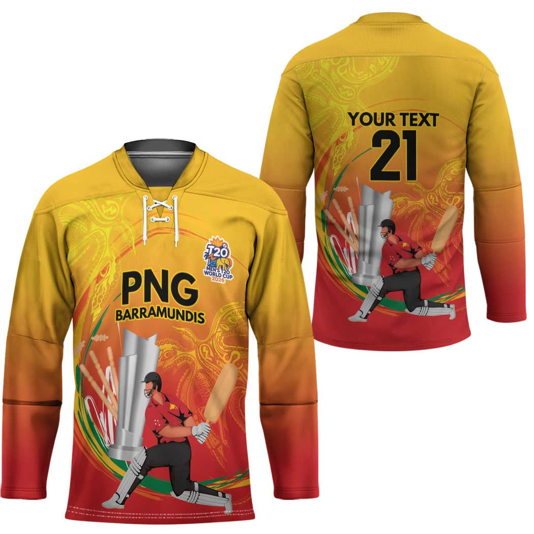 Custom Cricket PNG East Asia-Pacific Hockey Jersey Papua New Guinea Rise to Power - Wonder Print Shop