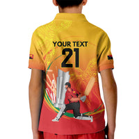 Custom Cricket PNG East Asia-Pacific Kid Polo Shirt Papua New Guinea Rise to Power - Wonder Print Shop