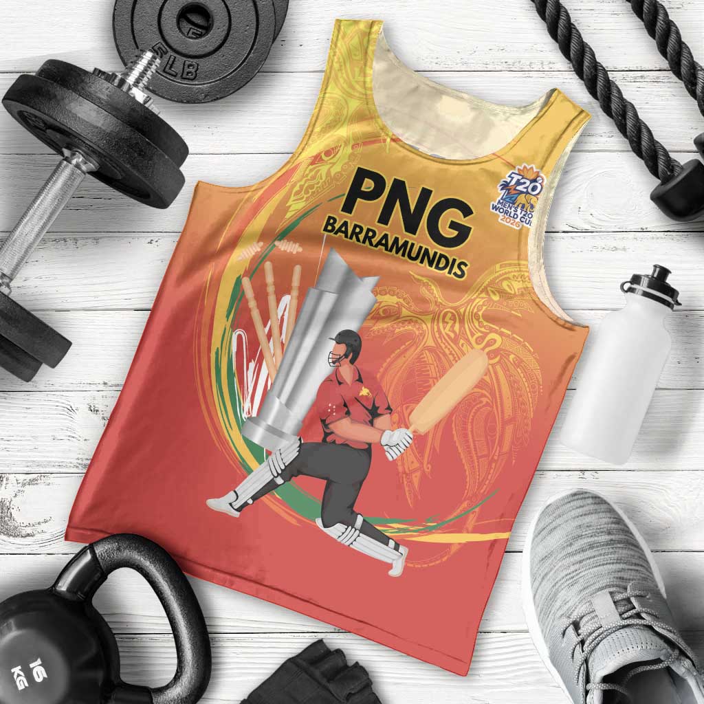 Custom Cricket PNG East Asia-Pacific Men Tank Top Papua New Guinea Rise to Power - Wonder Print Shop