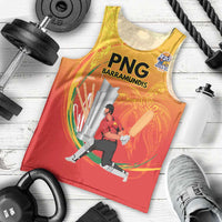 Custom Cricket PNG East Asia-Pacific Men Tank Top Papua New Guinea Rise to Power - Wonder Print Shop