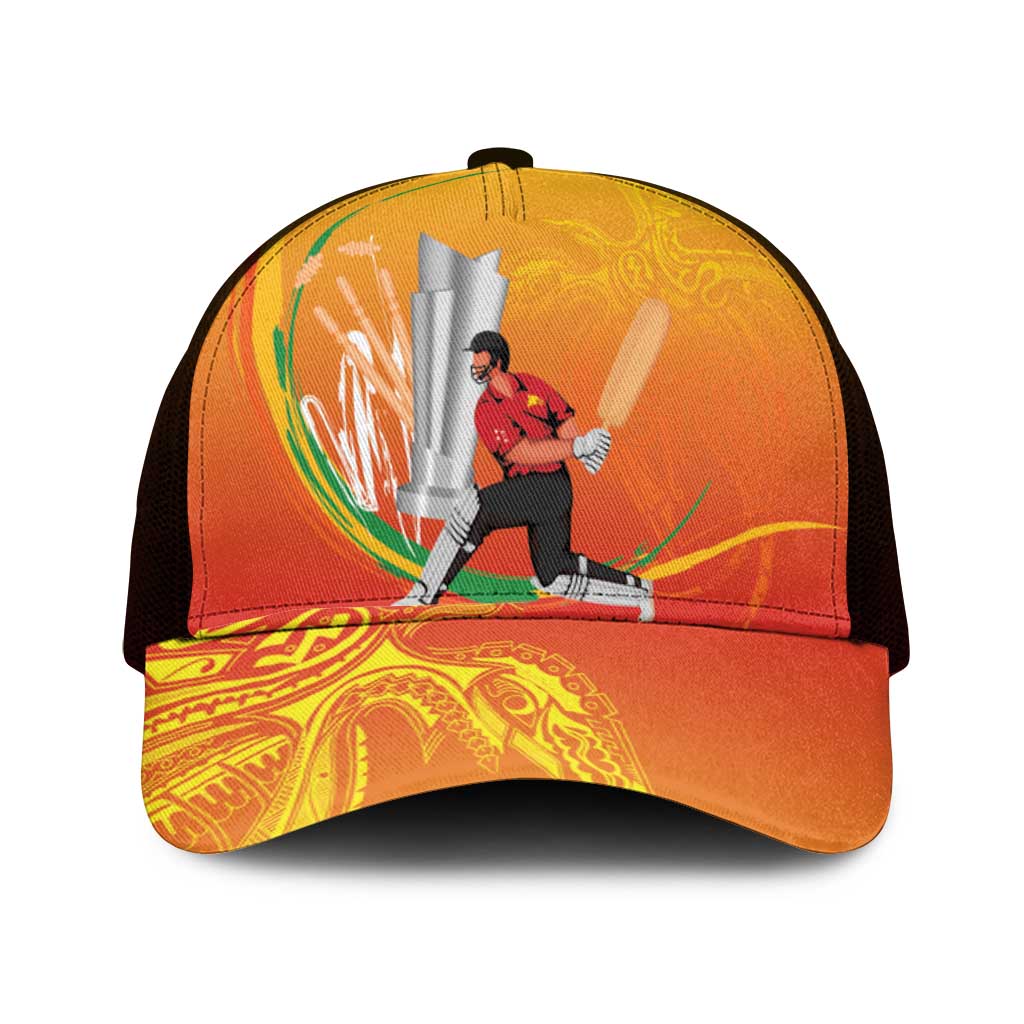 Cricket PNG East Asia-Pacific Mesh Trucker Cap Papua New Guinea Rise to Power - Wonder Print Shop