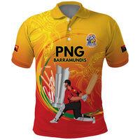 Custom Cricket PNG East Asia-Pacific Polo Shirt Papua New Guinea Rise to Power - Wonder Print Shop