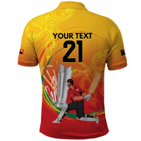 Custom Cricket PNG East Asia-Pacific Polo Shirt Papua New Guinea Rise to Power - Wonder Print Shop
