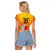 Custom Cricket PNG East Asia-Pacific Raglan Cropped T Shirt Papua New Guinea Rise to Power - Wonder Print Shop