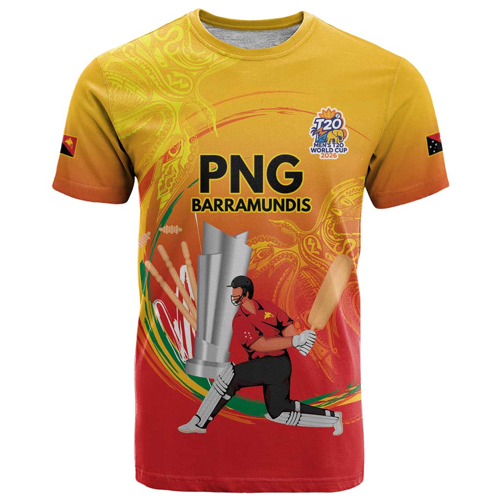 Custom Cricket PNG East Asia-Pacific T Shirt Papua New Guinea Rise to Power - Wonder Print Shop