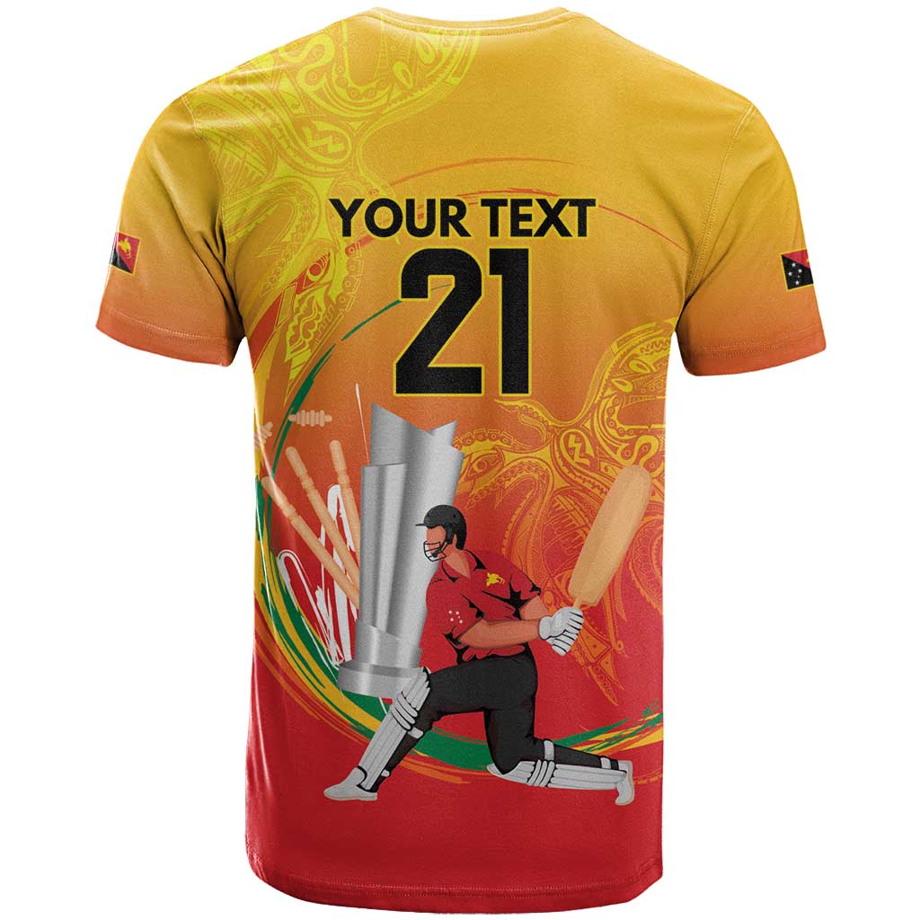Custom Cricket PNG East Asia-Pacific T Shirt Papua New Guinea Rise to Power - Wonder Print Shop
