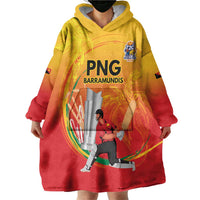 Custom Cricket PNG East Asia-Pacific Wearable Blanket Hoodie Papua New Guinea Rise to Power - Wonder Print Shop