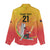 Custom Cricket PNG East Asia-Pacific Women Casual Shirt Papua New Guinea Rise to Power - Wonder Print Shop