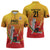 Custom Cricket PNG East Asia-Pacific Zipper Polo Shirt Papua New Guinea Rise to Power - Wonder Print Shop