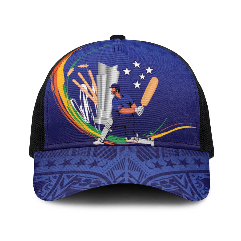 Cricket Samoa East Asia-Pacific Baseball Net Cap Samoa Storming the Limits - Wonder Print Shop
