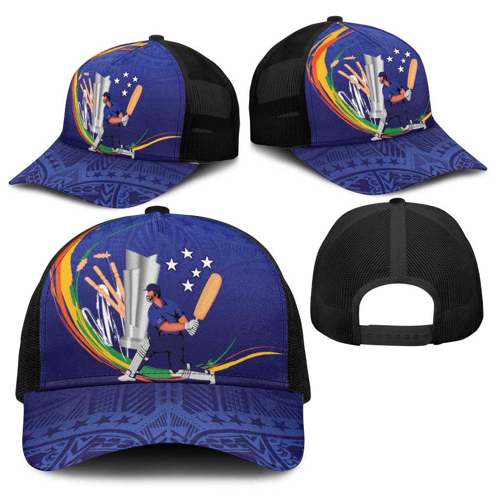 Cricket Samoa East Asia-Pacific Baseball Net Cap Samoa Storming the Limits - Wonder Print Shop