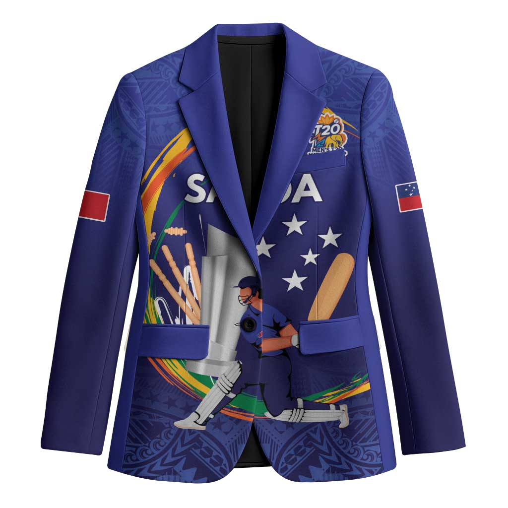 Custom Cricket Samoa East Asia-Pacific Blazer Samoa Storming the Limits - Wonder Print Shop