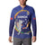 Custom Cricket Samoa East Asia-Pacific Button Sweatshirt Samoa Storming the Limits - Wonder Print Shop