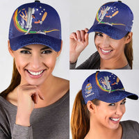 Custom Cricket Samoa East Asia-Pacific Classic Cap Samoa Storming the Limits - Wonder Print Shop