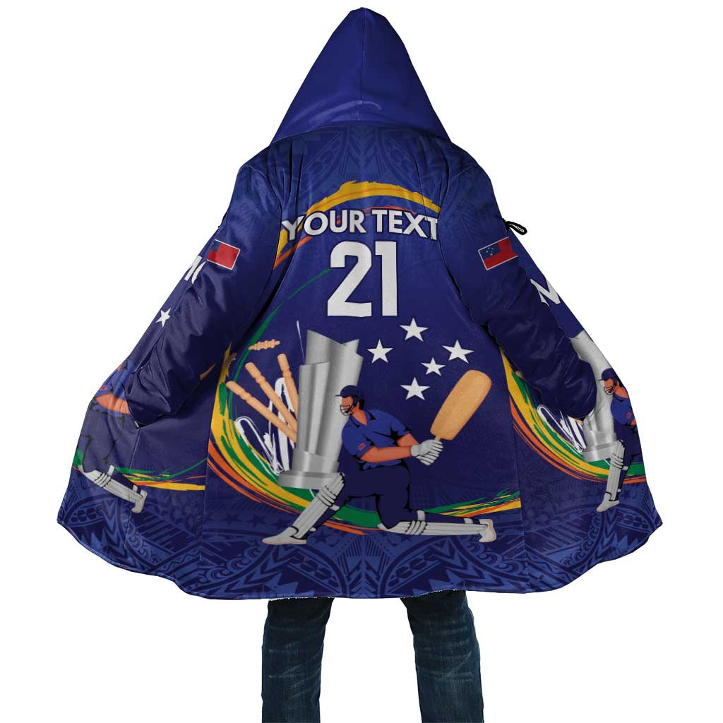 Custom Cricket Samoa East Asia-Pacific Cloak Samoa Storming the Limits - Wonder Print Shop