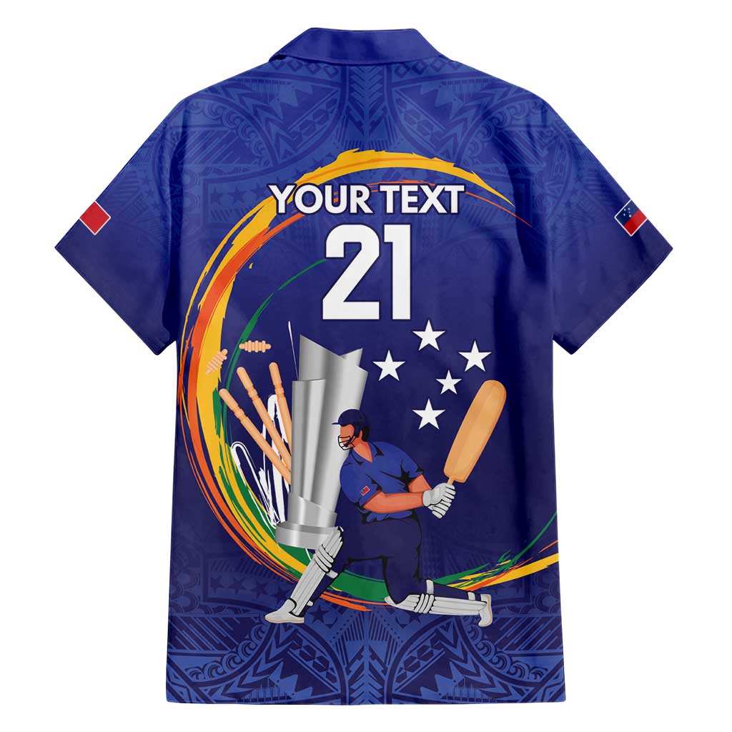 Custom Cricket Samoa East Asia-Pacific Hawaiian Shirt Samoa Storming the Limits - Wonder Print Shop