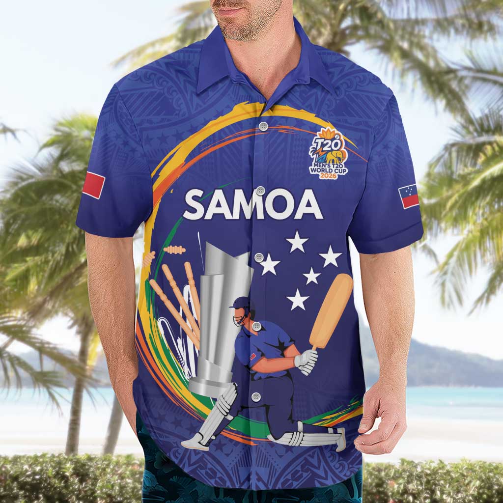Custom Cricket Samoa East Asia-Pacific Hawaiian Shirt Samoa Storming the Limits - Wonder Print Shop