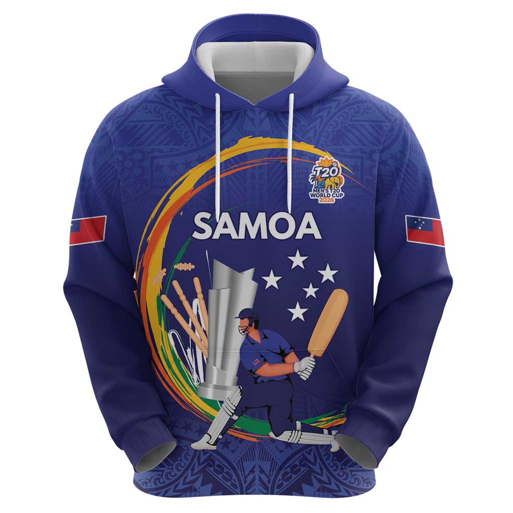 Custom Cricket Samoa East Asia-Pacific Hoodie Samoa Storming the Limits - Wonder Print Shop