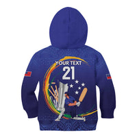 Custom Cricket Samoa East Asia-Pacific Kid Hoodie Samoa Storming the Limits - Wonder Print Shop