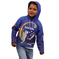 Custom Cricket Samoa East Asia-Pacific Kid Hoodie Samoa Storming the Limits - Wonder Print Shop