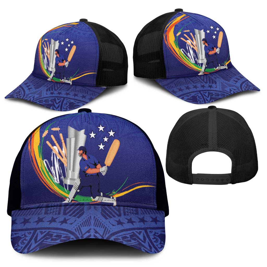 Cricket Samoa East Asia-Pacific Mesh Trucker Cap Samoa Storming the Limits - Wonder Print Shop