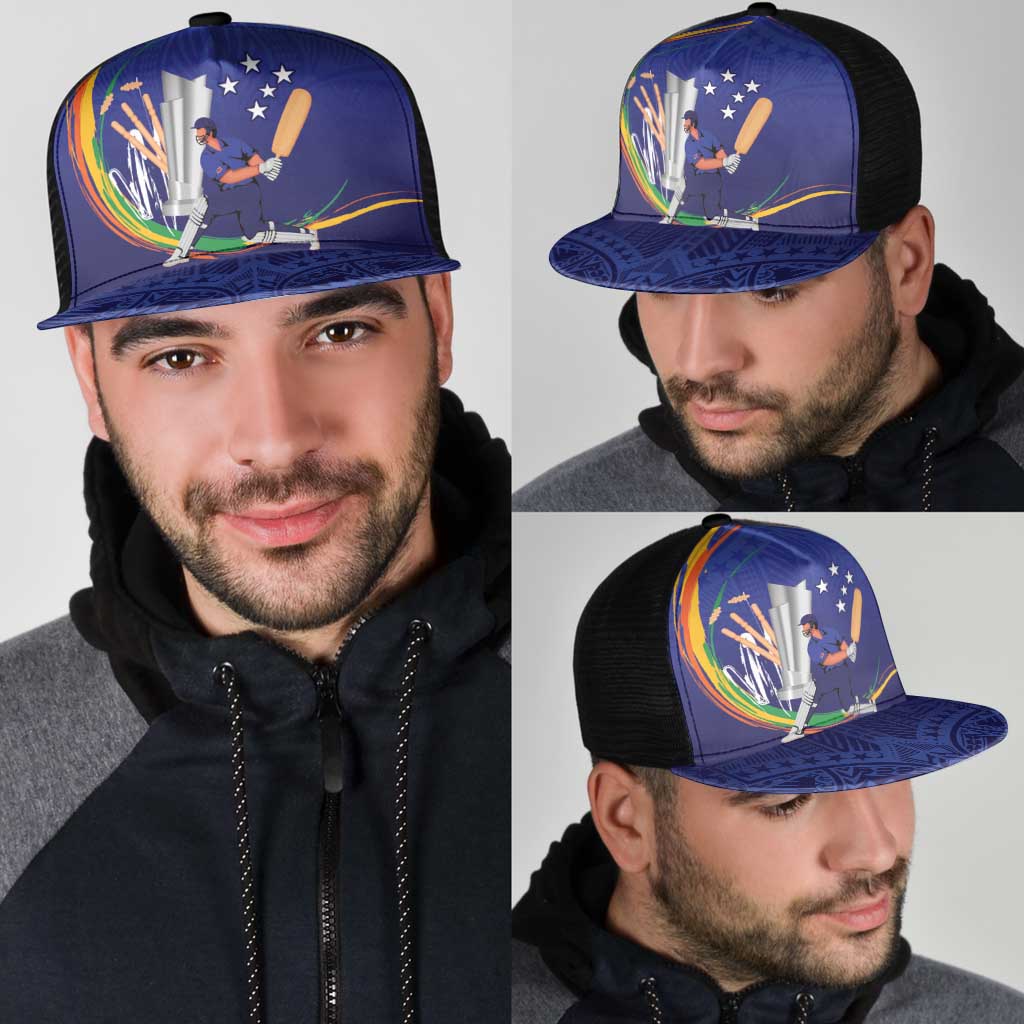 Cricket Samoa East Asia-Pacific Mesh Trucker Cap Samoa Storming the Limits - Wonder Print Shop